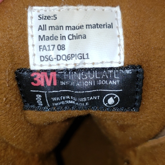 Field & Stream Thinsulate Brown and Blue Duck Boots, Size 5 - Picture 6 of 8